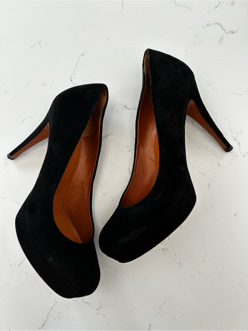 Gucci heels/pumps black suede size 38 - Picture 2 of 16